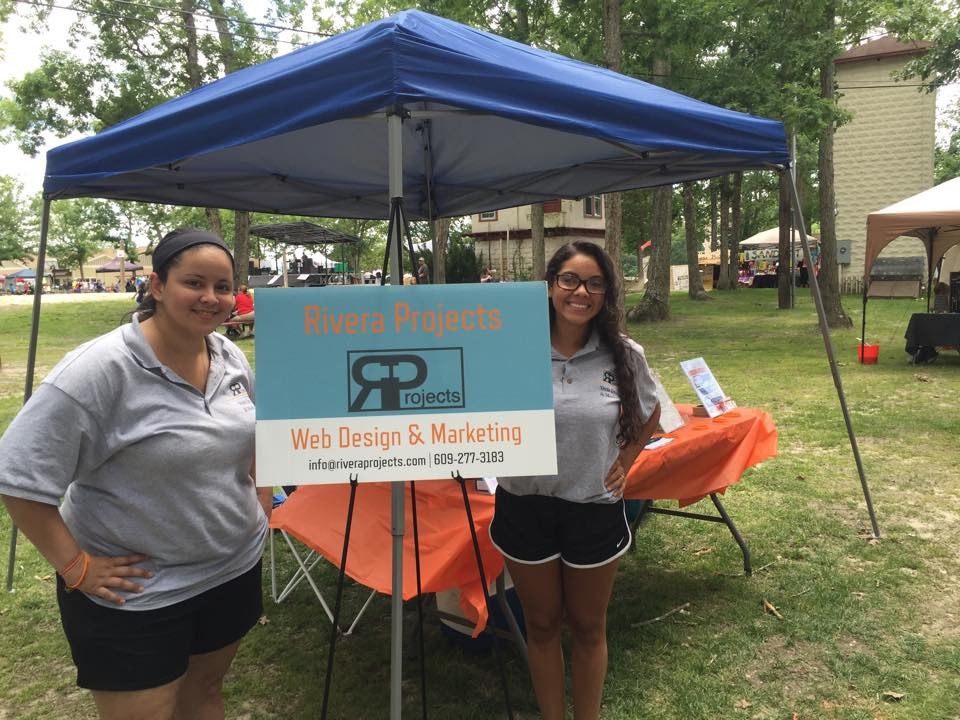 Rivera Projects at the a local fair